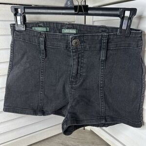 Y2K Style Wild Fable Super High Rise Denim Shorts/Hot Pants Women's Size 2 Black